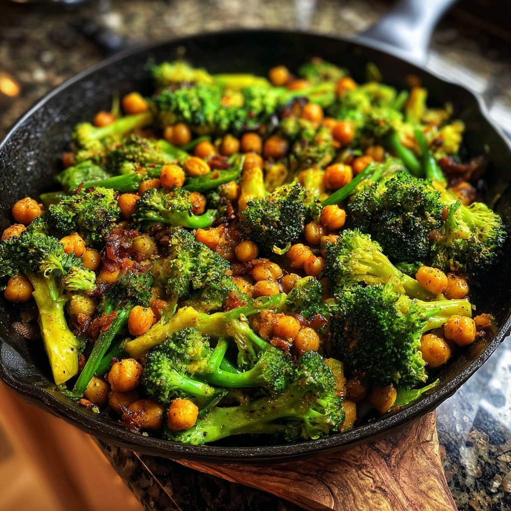 Brokkoli Pfanne Mediterran
