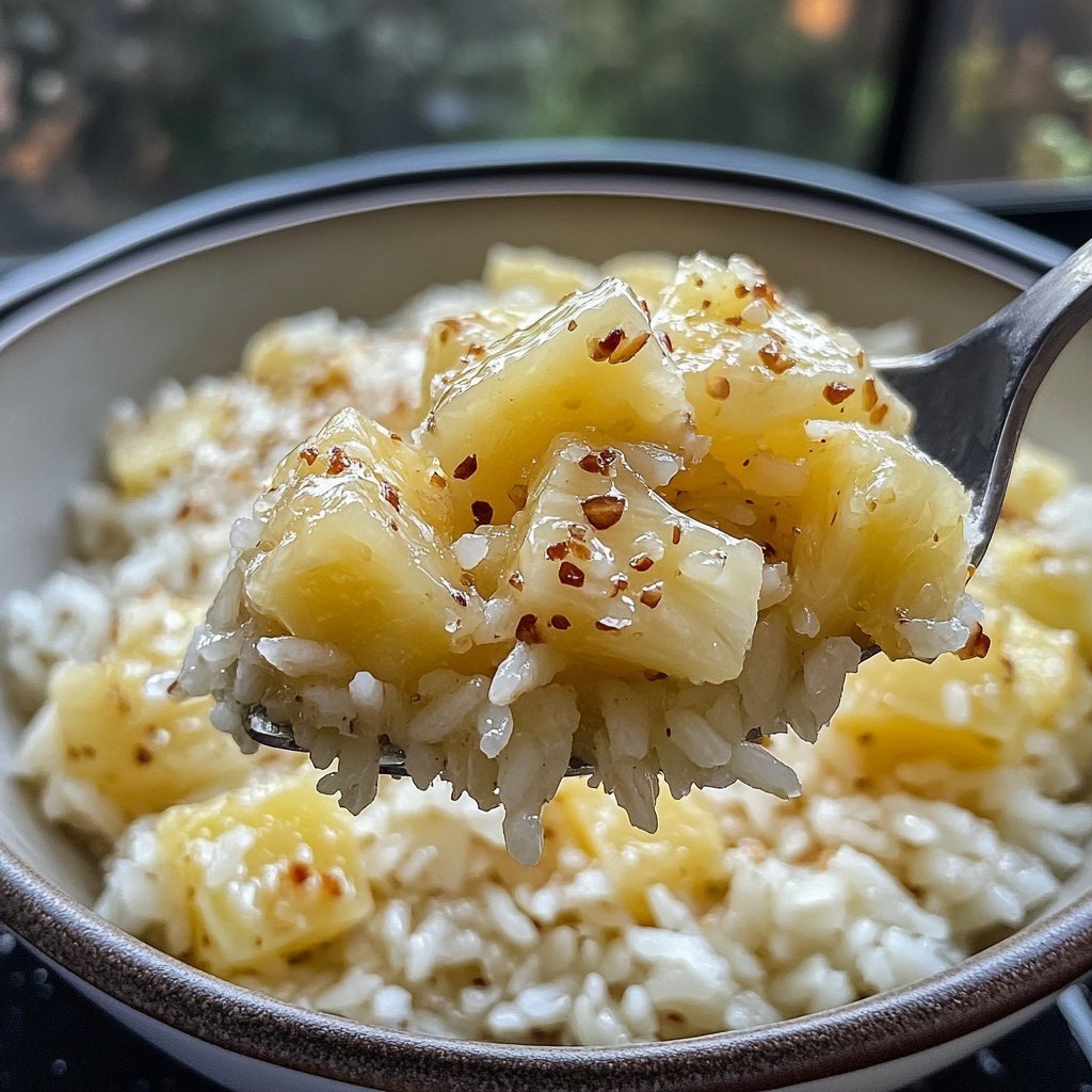 Gebratener Reis mit Ananas