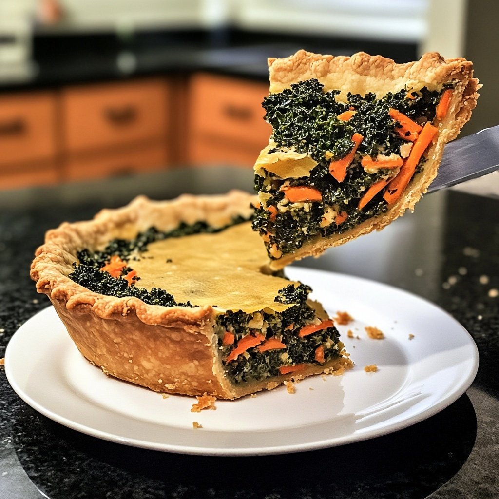 Quiche mit Grünkohl und Möhren