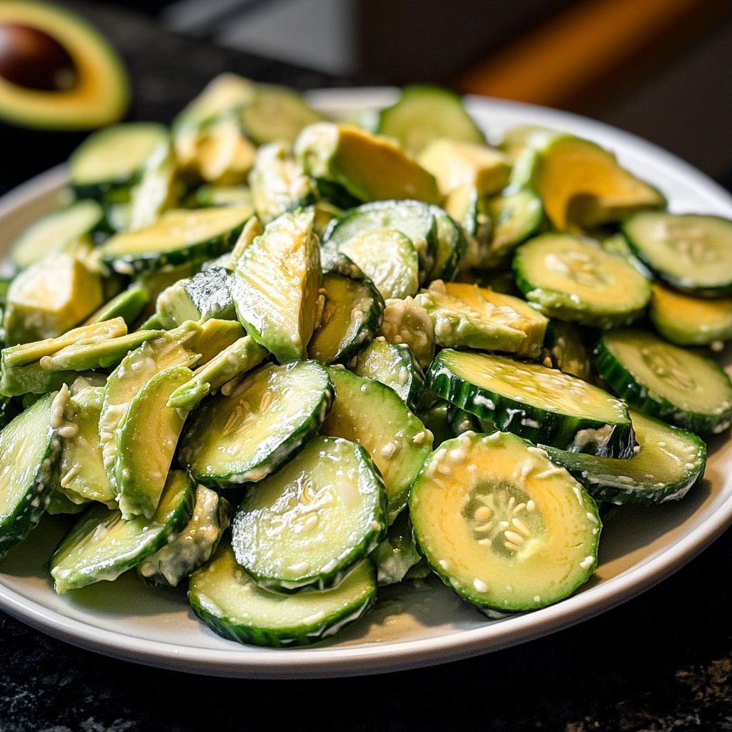 Avocado-Gurken-Salat – Schnell und gesund