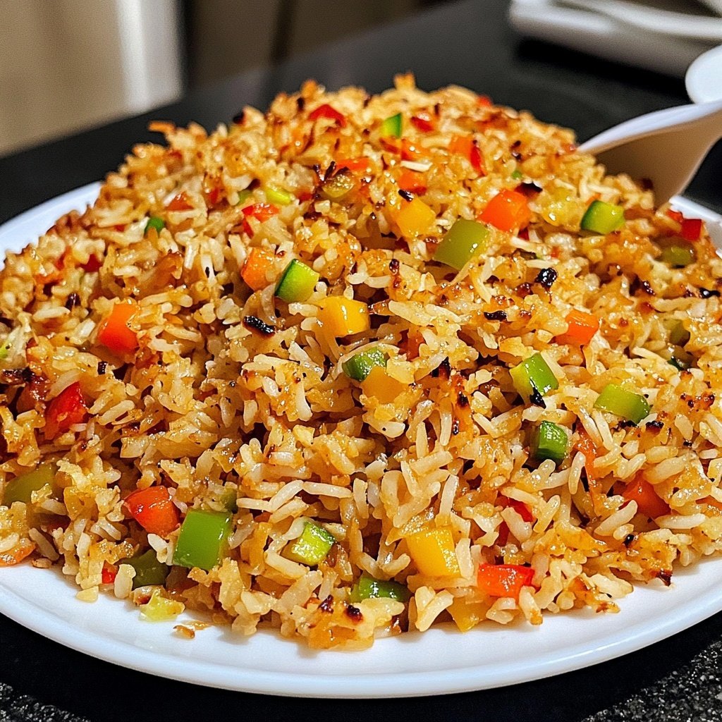 Gebratener Reis mit Erdnüssen