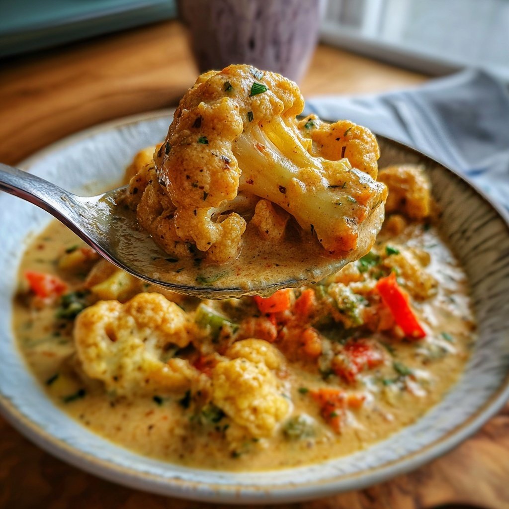 Blumenkohl Curry Mit Kokosmilch